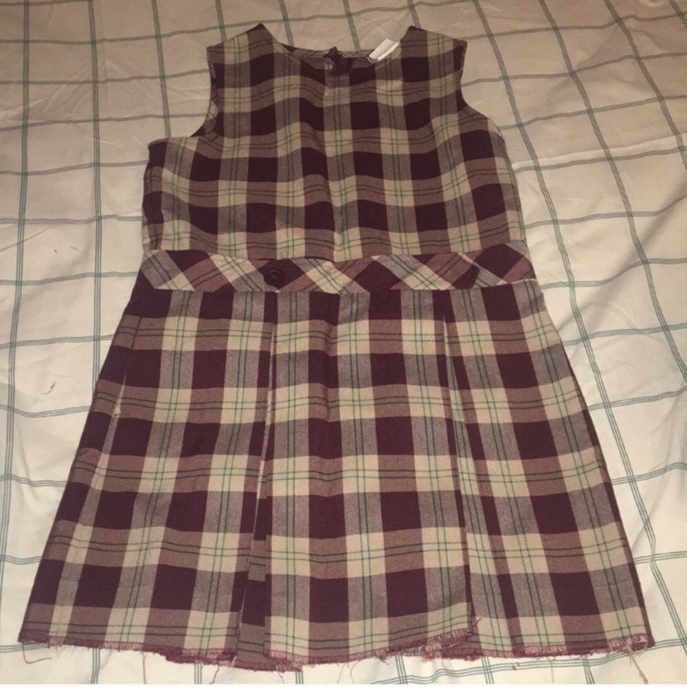 Pleated school jumpsuit (SEND OFFERS)